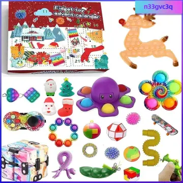 Advent Calendar 2023, 24 Days of Surprises Gifts Christmas Christmas Mini  Sensory Stress Ball, Countdown Calendars for Teens Christmas Party Favor  Sensory Fidget Toys Christmas Ornaments Party Classroom Prize Supplies  Toys(Random Color)