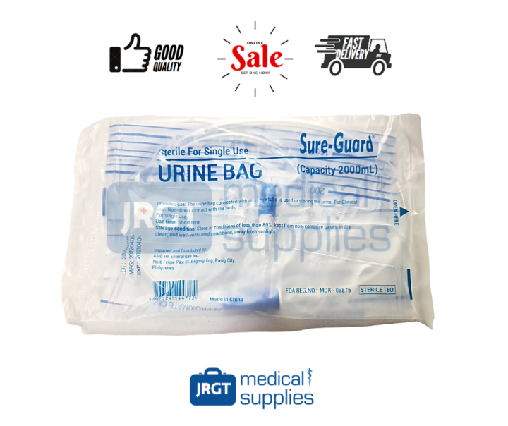SureGuard Urine Bag (2000mL / 2L) Lazada PH