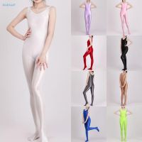 【HODRD Womens Jumpsuit Sexy Fashion Comfortable Shiny Shiny Wet Piece Sleeveless Fashion Woman Men