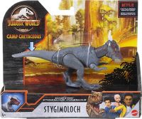 Mattel Jurassic World Savage Strike Stygimoloch (GVG49) แมทเทล จูราสสิค เวิลด์ ของเล่นแอ็กชั่นฟิกเกอร์ไดโนเสาร์ สไตกิโมล็อก