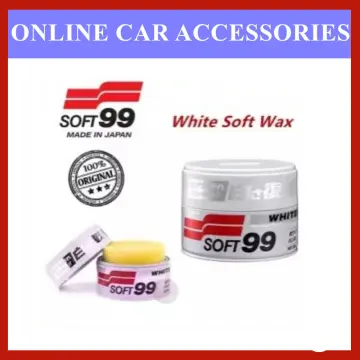 White Cleaner Soft99 Cars White Wax Automotive-350g - Paint Care