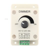 Adjustable 12V 8A LED Strip Light Switch Dimmer Brightness Controller