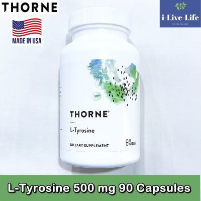 แอล-ไทโรซีน L-Tyrosine 500 mg 90 Capsules - Thorne Research