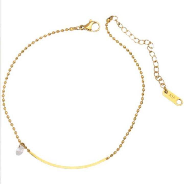 new-gold-color-plated-stainless-steel-bohemia-chain-anklets-for-women-crystal-beach-barefoot-sandals-bracelet-ankle-on-the-leg