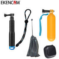 EKENCAM กีฬาการกระทำกล้องอุปกรณ์เสริมชุดถุงเก็บลอยจับ Gopro Monopod สำหรับ Gopro ฮีโร่9 8 7 Insta360ยี่กล้อง