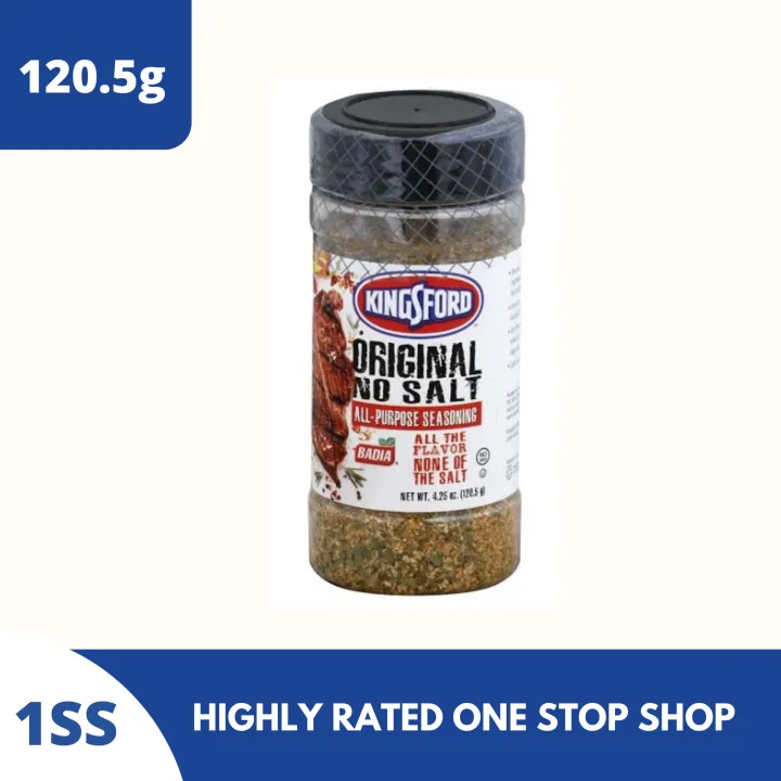 Badia Kingsford No Salt All Purpose Seasoning 120 5g Exp Feb 2026