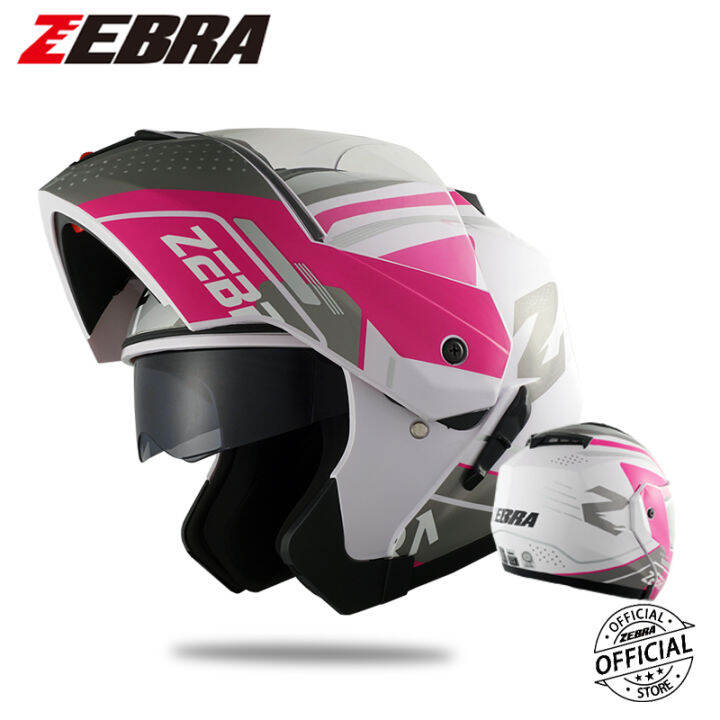 Zebra Modular Helmet Original Motorcycles Full Face Helmet ICC/ECE/DOT