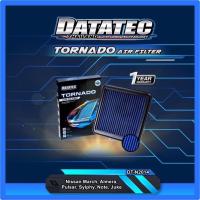 กรองอากาศผ้า Datatec Tornado รุ่น Nissan March, Almera, Pulsar, Sylphy, Note, Juke แผ่นกรองอากาศ ไส้กรองอากาศ กรองอากาศรถยนต์ สามารถล้างนำกลับมาใช้ใหม่ได้