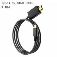 【2023】 CarbonCOPY ROCK USB Type C เพื่อตัวแปลง VGA HDMI USB 3.1ไปยังอะแดปเตอร์ HDMI สำหรับ MacBook Air Pro/Huawei Matebook/Samsung