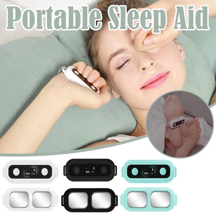 Dual Use Smart Insomnia Sleep Aid Device CES Therapy USB Acupuncture