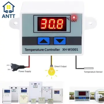 W88 12V/220V 10A Digital LED Temperature Controller Thermostat Control  Switch Senso W1411