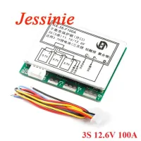 3S 4S 100A 14.8V/16.8V Li ion Lithium 18650 Battery BMS PCM Protection Circuit Board Charging Module with Balance