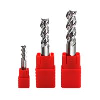 HRC55 3 ขลุ่ยคาร์ไบด์มิลลิ่งคัตเตอร์ทังสเตนเหล็ก End Mill CNC Tools 1 ถึง 20mm Coated Flat Router Bit,สําหรับอลูมิเนียมไม้ทองแดง