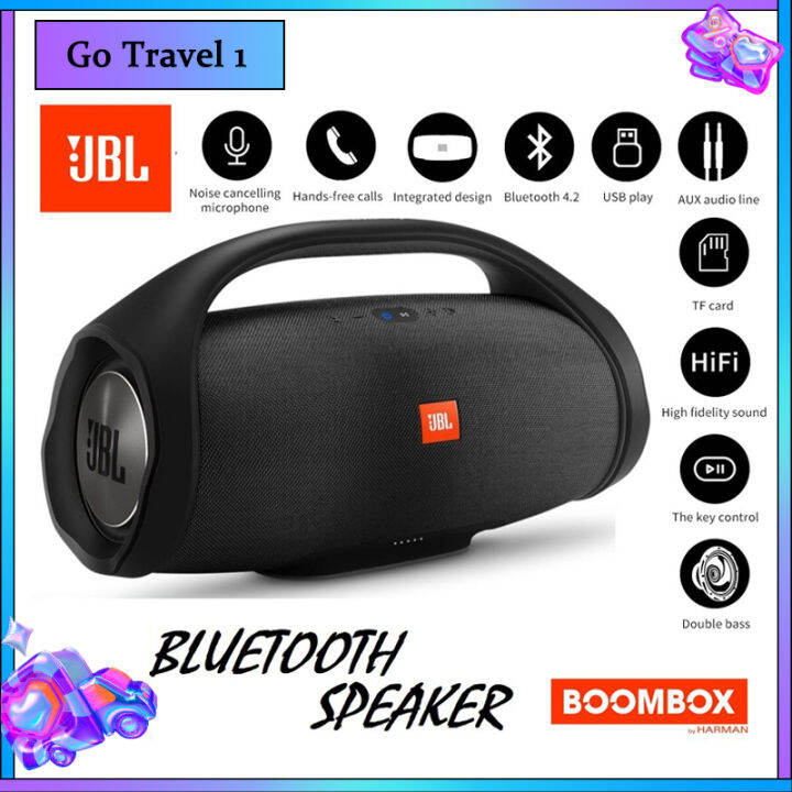 JBL Ares Boombox 2 Secondgeneration Wireless Bluetooth Speaker Portable Audio Outdoor High
