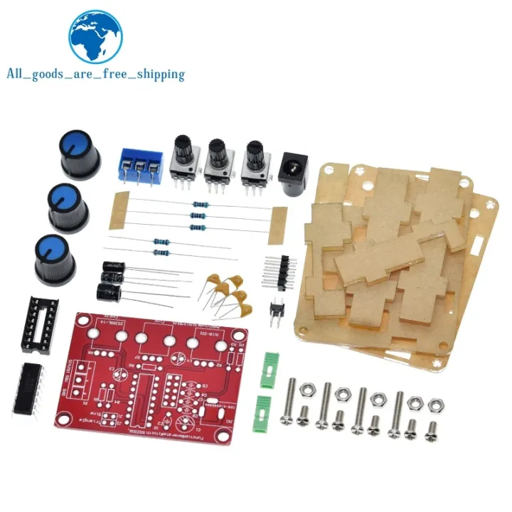 Function Signal Generator DIY Kit Sine/Triangle/Square Output 1Hz1MHz
