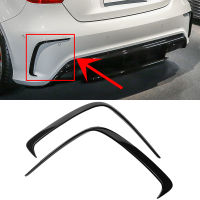 ABS Plastic Rear Bumper Spoiler Air Vent Cover Side Canard For Benz W176 A Class A160 A180 A200 A250 A45 AMG 2013-2018