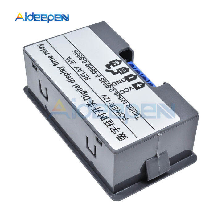 โมดูลบอร์ดรีเลย์หน่วงเวลาวงจรจับเวลาดิจิทัล-dc-12v-24v-ac-110v-220v-พร้อมสวิตช์รีเลย์จับเวลาจอแสดงผลแบบเวลาคู่0-999