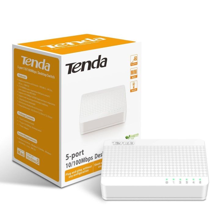 Tenda S105 10/100 5-Port Mini Switch