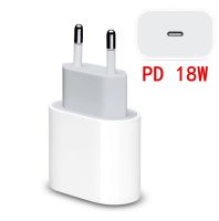 [HOT RUXMMMLHJ 566] 18W PD USB Type C หม้อแปลงชาร์จไฟแบบเร็วสำหรับ iPhone 11 Pro XR 12 Mini Xs Max 8 X พอร์ตชาร์จเร็ว PD EU US ปลั๊กเสียบผนังท่องเที่ยว