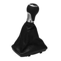 5 Speed Manual Gear Shift Knob Lever Stick Gaiter with Dust Cover for-Audi A4 S4 B8 8K A5 8T Q5 8R S Line 2007-2015