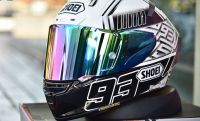 ชิว หน้าปรอท สำหรับ Shoei X14 X-Spirit 3 X12 งานเทียบ สีส้มทอง เงิน น้ำเงิน รุ้ง*ไม่รวมหมวกนะคะ*