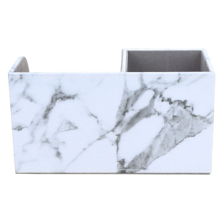 cw-new-marble-small-stationery-holder-leather-desk-organizer-cell-name-card-office-storage