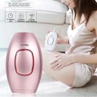 ร่างกาย หัวหน่าวบิกินี่ IPL 500,000 Flashes Depilator Remover Pulses PINK เครื่องกำจัดขนด้วยเลเซอร์ 5 ระดับถาวรไม่เจ็บปวดสำหรับผู้หญิงกำจัดขนอุปกรณ์ใช้ในบ้