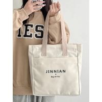 ✙卍  Student Canvas Womens 2023 New Shoulder Leisure Small Commuter Tote Handbag