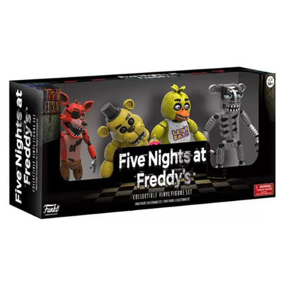 4pcs Nights Five Fnaf At Freddys Pizza Simulator 4cm Action Game Toys Figures