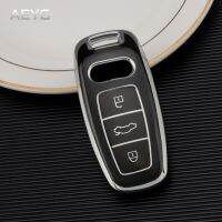 Tpu Car Key กรณี Shell Fob สำหรับ Audi A3 A4 B9 A6 A7 4K A8 E-Tron Q5 Q8 C8 D5 Sq8 Protector อุปกรณ์เสริม