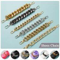 Clogs Buckles Anime Chain Girls Shoes Decorations For Kids Golden Silver Charms Designer Women