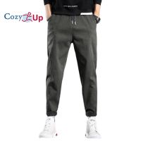 กางเกงขายาวกางเกงขายาวผู้ชาย Cozy Up Slim Straight Fit Solid Comfort Sport