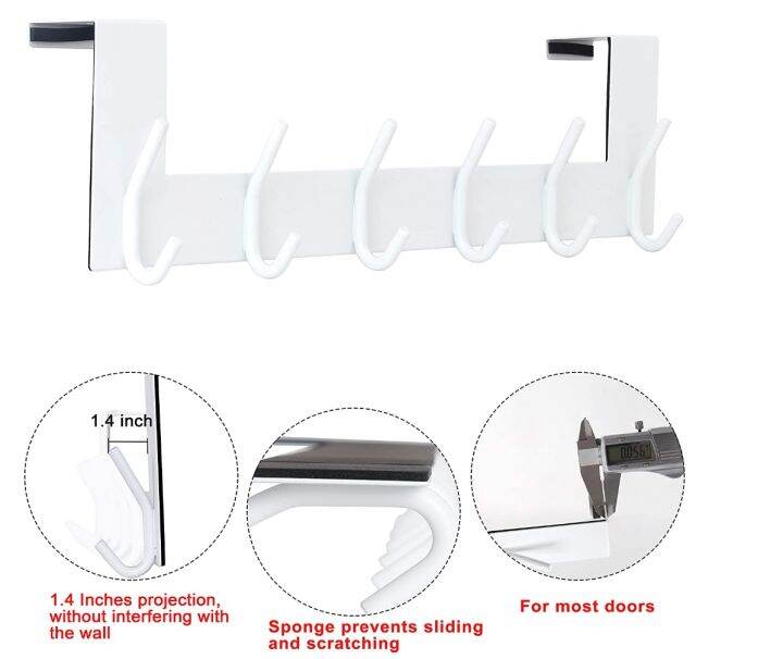 yf-dseap-over-the-door-hook-hanger-6-hooks-coat-rack-for-clothes-hat-towel-white