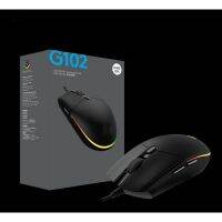 Logitech G102ออฟฟิศเมาส์มีสายอีสปอร์ตรุ่นที่สองเรืองแสงเหมาะสำหรับโน้ตบุ๊ก