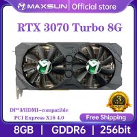 MAXSUN การ์ดเกม4.0 GDDR6สำหรับเล่นเกม,การ์ดจอ RTX 3070 8G GPU NVIDIA 256Bit DP * 3 PCI X16ด่วนกราฟิกวิดีโอเกม