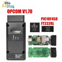 Op Com สำหรับ Opel V1.70 Obd2เครื่องสแกนวินิจฉัยรถ Op-Com Opcom สำหรับ Opel Pic18f458จริงวินิจฉัยรถเฟิร์มแวร์แฟลชเครื่องวิเคราะห์