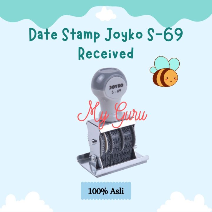 Pcs Stempel Tanggal Date Stamp Joyko S 69 Received Lazada Indonesia