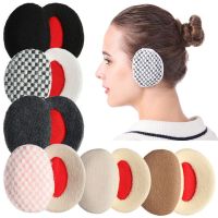 EMINEN for Men Women Ear Protection Ear Warmers ขนแกะ ที่อุ่นหูแบบไม่มีแถบ ที่ปิดหู ที่ปิดหูกันหนาว Ear Cover