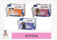 เอฟฟิติค EFFITIX® Spot-on Mชนิดหยอดหลัง สำหรับสุนัข 1 กล่อง มี 4หลอด