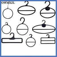 OWMXZL 1 PC กันลื่น พลาสติก 10 ซม. 12.5 ซม. 17 ซม. 18.5 ซม. วงรี Mini Hanger ผ้าคลุมไหล่ผ้าพันคอไม้แขวนเสื้อ 1/2 Layer