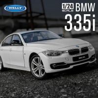 1:24 BMW 3 Series 335I โมเดลรถโลหะผสมรถโมเดลรถของเล่นแบบจำลองสูงของขวัญสำหรับเด็ก