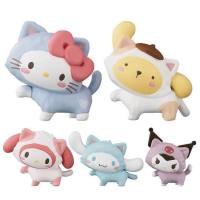 เซ็ต 5 โมเดล ซานริโอ sanrio my melody kitty มายเมโลดี้ ปอมปอมปูริน ซานริโอ้