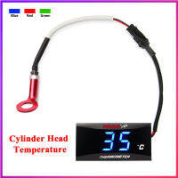 Motorcycle KOSO Cylinder Head Temperature Meter LED Display Engine Gauge With M10 M14 Adapter