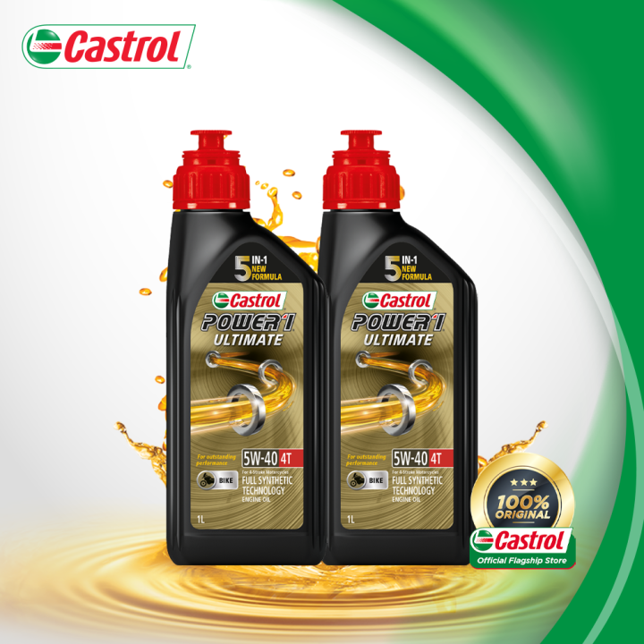 Twin Pack Castrol Power1 Ultimate 5w 40 4t 1l Lazada