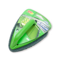 สก๊อตช์-ไบรต์ ใยขัดสีเขียวพร้อมด้ามจับหัวจรวด - Scotch Brite Scrubber Jet Green