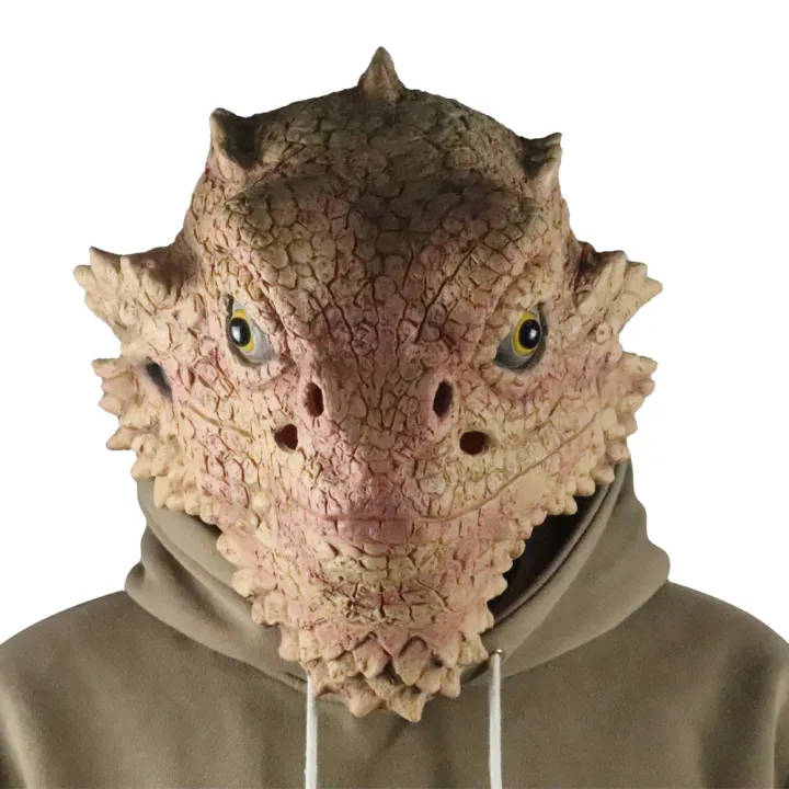 Lizard Mask Halloween Trick Latex Animal HeadgearCOSAnnual Meeting Funny  Bar Tik Tok Live Stream Show | Lazada PH