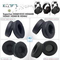 KQTFT ที่รองหูผ้ากำมะหยี่สำหรับ HD681B HD668B ซูเปอร์ลักซ์ HD681EVO HD681 HD662อะไหล่ที่ปิดหูเบาะถ้วย