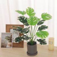 【YF】◐  Artificial Monstera Plastic Leave Fake Garden Wedding Accessory