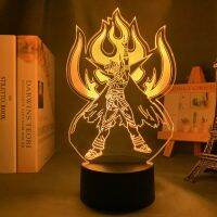 โคมไฟอนิเมะไฟ Led Gurren Lagann Kamina Figure Nightlight สำหรับอุปกรณ์ตกแต่งห้องนอนไฟกลางคืนมังงะของขวัญวันเกิดห้องหลอดไฟ Led กลางคืน3D