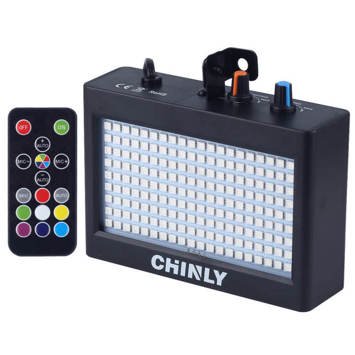 chinly-180-leds-strobe-flash-light-portable-35w-rgb-remote-sound-control-strobe-speed-adjustable-for-stage-disco-bar-party-club